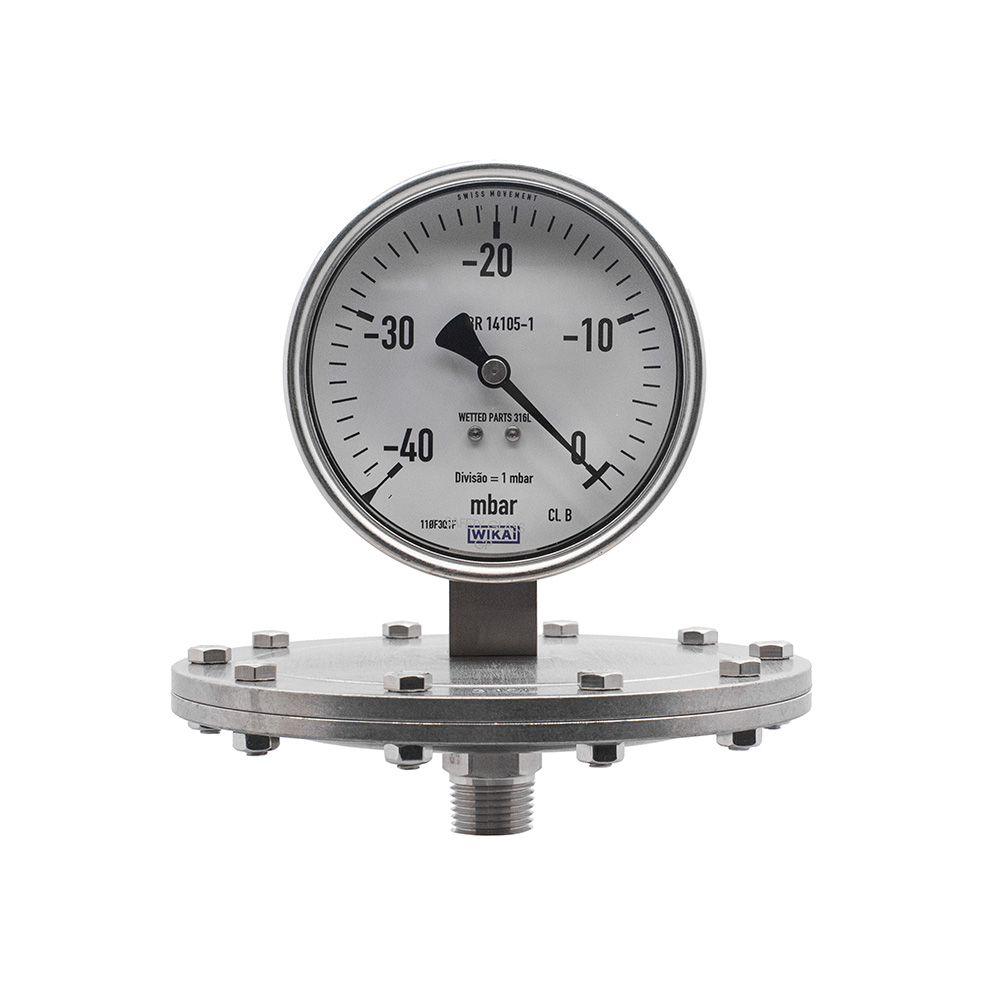 Vickers diaphragm vacuum pressure gauge WIKA 10