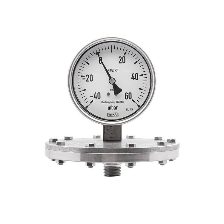 WIKA 10-page diaphragm pressure gauge, model 432.50