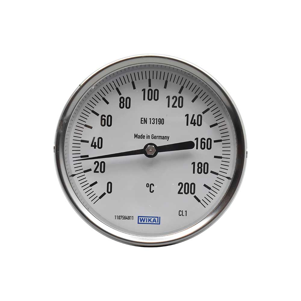 Wika horizontal thermometer 10 cm 200 degrees length 10