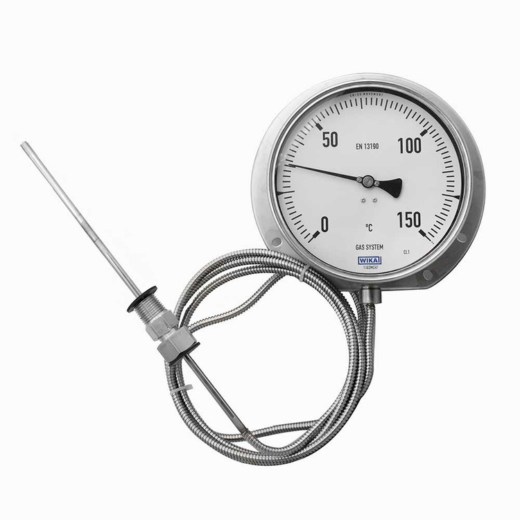 Wika capillary thermometer 16 cm 150 degrees 2.5 meters