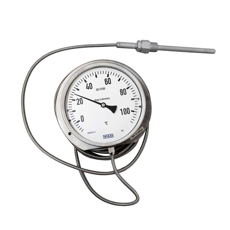 Wika capillary thermometer 16 cm 100 degrees 5 meters