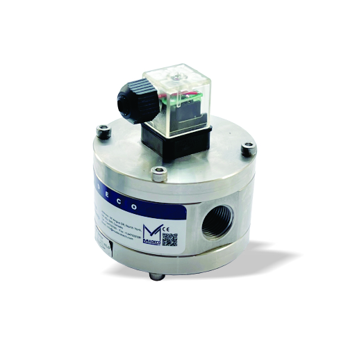 MADECO Canada Micro Oval Gear Flowmeter MDGM2 Model M2.1, Stainless Steel Body (0.5-150 ml/min)