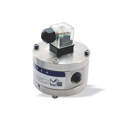 MADECO Canada Micro Oval Gear Flowmeter MDGM2 Model M25, Aluminium Body (0.5-100 L/min)