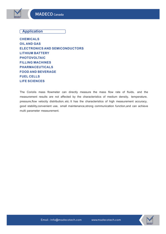 کوریولیس مس فلومتر مدکو کانادا MDCM1 (سایز DN32)